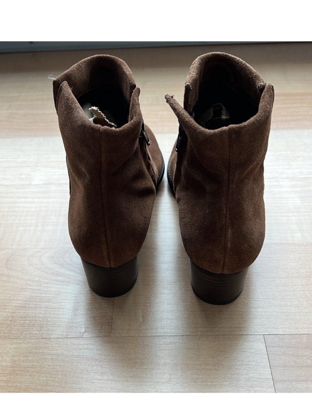 Paul green suede block ankle heel bootie - Picture 4 of 16